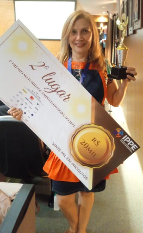 Katita ganhadora do premio